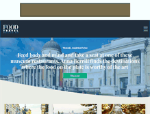 Tablet Screenshot of foodandtravel.com