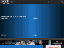 Tablet Screenshot of foodandtravel.com.tr